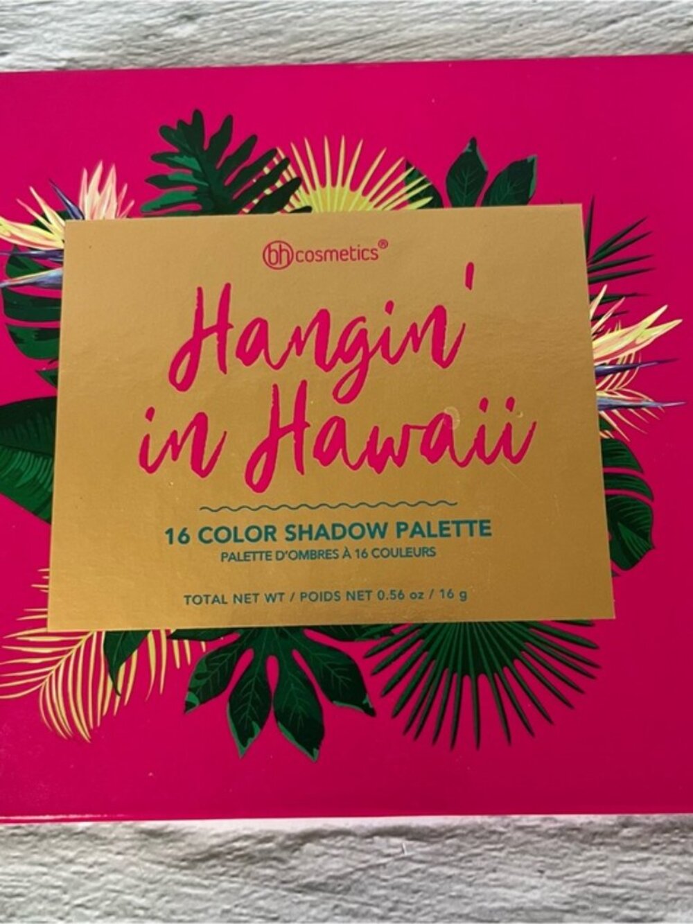 New bh Cosmetics "Hangin' In Hawaii" Eyeshadow Palette